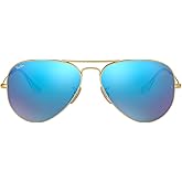Ray-Ban RB3025 Classic Mirrored Aviator Sunglasses