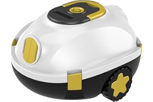 Poofata Y20S Cordless Robotic Pool Cleaner, Automatic Pool Vacuum for Above Ground & Inground Pool Yellow