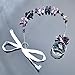 H&D 30 mm Crystal Hanging Suncatcher Ball Prism Home Wedding Decoration Hand Crafts (Purple)