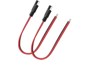 Mandark 2PCs Car Extension Cable, 10AWG Quick Disconnect Wire Harness Plug with SAE Connector, Universal Vehicle Extension Cable for Trolling, Solar Panel, Motor