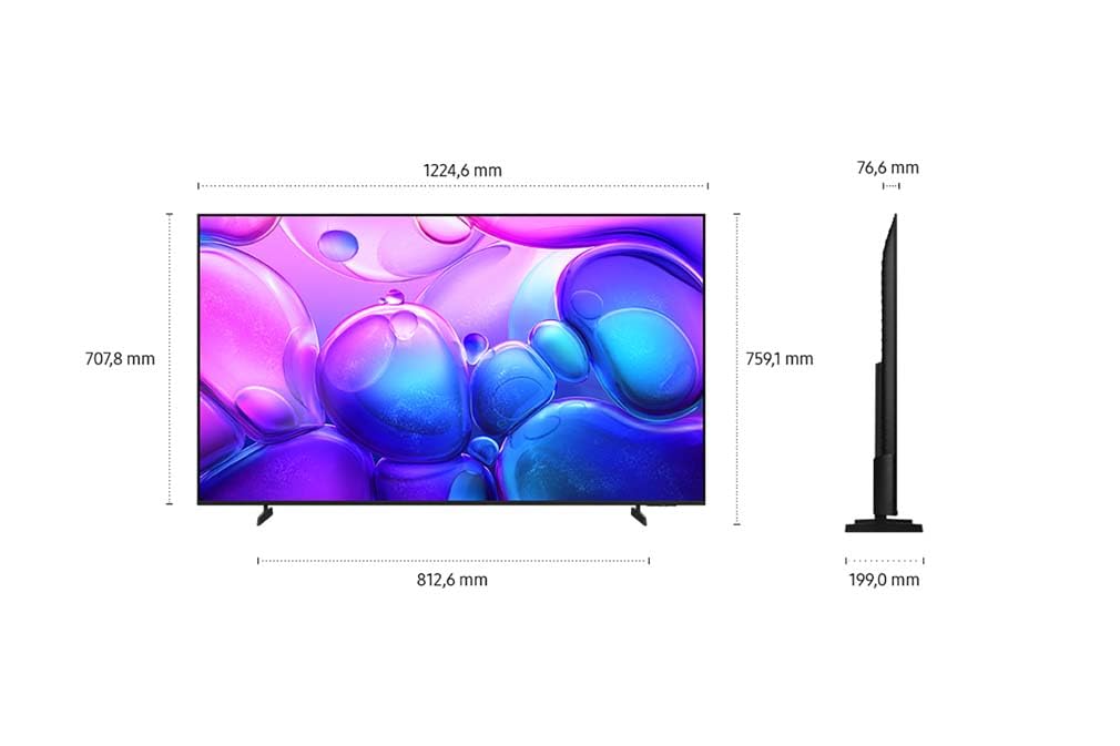 Samsung QLED 4K Q6FA 55 Zoll (138 cm) UHD Fernseher, 100% Farbvolumen für satte Farben, Quantum HDR, 4K Upscaling, Knox Security, Kostenlos 900 Sender TV Plus 6