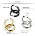 Jstyle Stainless Steel Mens Womens Hoop Earrings Huggie Ear Piercings