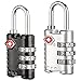 Hooray Service TSA Approved Lock - 3 Digit Combination Lock for Travel Safety and Security Luggage Lock-2 Pack