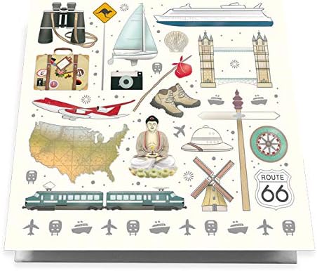 Quire Memo Block - Travel - 200 Pages - Size 115mm x 115mm - Image 3