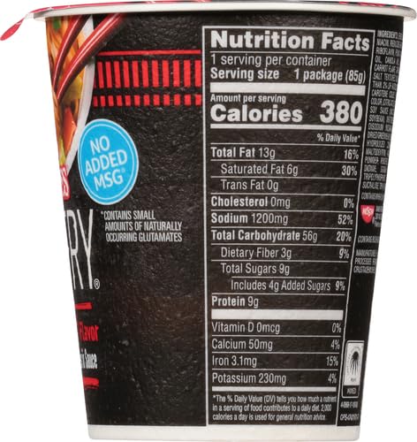 NISSIN CUP NOODLES STIR FRY NOODLES IN SAUCE, TERIYAKI BEEF, 3 OUNCE (PACK OF 1)