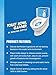 Automatic Toilet Bowl Cleaner Natural Antibacterial Disinfectant Scrub-Free Automatic Bathroom and Tank Cleaning System Bleach and Blue Cleaning with Scent Free 2000 Flushes