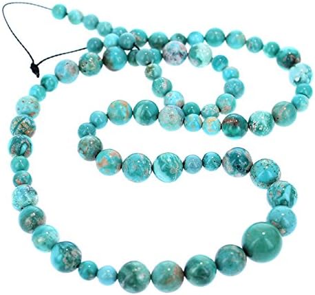 Amazon Com Fox Mine Turquoise Beads Round 5 10mm Light Teal Arts