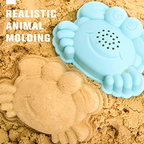3 otters Beach Sand Toys Set, 28PCS Kids Beach Toys Sand Toys for Toddlers Beach Bucket Truck Mesh Bag for Summer Outdoor Beach Fun