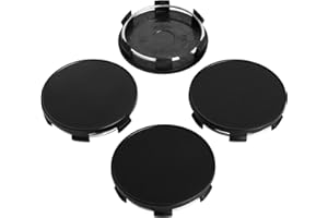 KitsPro 2.7Inch 68MM Wheel Center Caps for BMW 3 Series 4 Series 5 Series X Serires Z Series Rim Hub Caps 3613 6783 536, Pack of 4 (Matte Black, Outer 69MM, Inner 65MM)