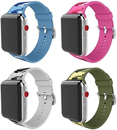 For Apple Watch Strap 38mm 40mm 42mm 44mm Soft Silicone Replacement iWatch strap for Apple Watch Series 4 Series 3 Series 2 Series 1