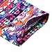 Shensee High Waist Fitness Yoga Athlete Panty Printed Stretch Cropped Leggings (S, Style 1)