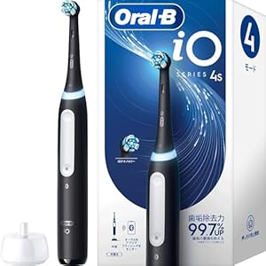 ブラウン 電動歯ブラシ オーラルB iO4S iOG41B60BK マットブラック 【Amazon.co.jp 限定】