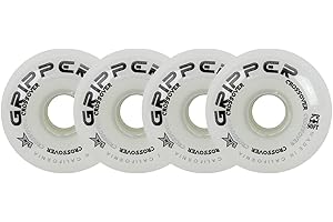 Labeda Roller Hockey Wheels Gripper Crossover Set of 4 - Choose Color/Size