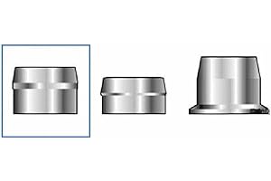 C6L LOCKBOLTS Huck C6L 2LC-R8G Lockbolt Collar; 1/4 Inch (0.250 Inch), Standard FLNG Collar, Grade 2 Steel, Zinc CLR TRIV CHRMT (100