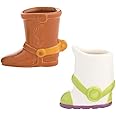 Disney Toy Story 4 Woody & Buzz Boots Sculpted Ceramic Mini Drinkware Set of 2