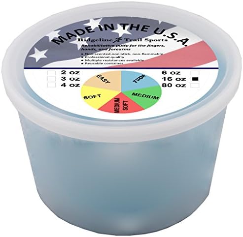 16 oz Hand Therapy Putty, Firm-Blue