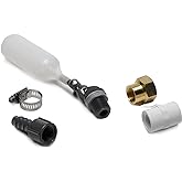 Little Giant AFV-GH Auto Fill Valve / Pump Up Valve, for Ponds, Fountains, Water Features, Aquariums or Reservoirs, White/Black, 566286