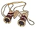 Levenhuk Broadway 325F Opera Glasses (Red Theater Binoculars with LED Light and Chain)