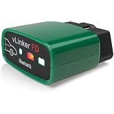 Vgate vLinker FD OBD2 Bluetooth Car Diagnostic Scanner for Android, Windows | ELM327 Compatible Apps, Ford MS-CAN Protocol Support, 12V OBD-II Diagnostics, Not Compatible with iOS, Firmware Upgradable
