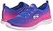 Skechers Sport Women's Glider-Fearless Fashion Sneaker,Royal/Hot Pink,7.5 M US