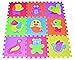 Zoo Puzzle Play Mat 9-tile EVA Foam Rainbow Floor by Poco Divo