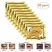 Jakuva 30PCS Gold Gel Crystal Collagen Eye Masks Under Eye Patches Eye Pads For Anti-Aging, Remove Dark Circle & Bags, Anti-Wrinkles, Moisturising & Hydrating