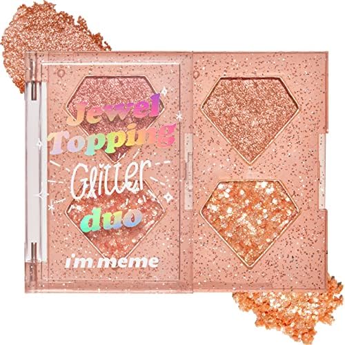 I'M MEME Glitter Eyeshadow Palette Jewel Topping Glitter Duo Mother
