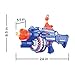 Rapid Rotating “Barrel Attack Blaster” by Dimple, with 40 Suction Tipped Foam Darts Included & Auto Rotating Magazine Chamber Shoots up to 40 Feet!