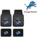Detroit Lions NFL Front & Rear Car Truck SUV Vinyl Car Floor Mats - 4PC