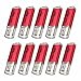 BestRunner 10Pcs USB Flash Drive USB 2.0 Memory Stick Pen Drive USB Storage Thumb Stick 256MB Small Capacity [NOT 256GB] Red
