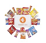 HANGRY KIT - Salty Kit - Snack Sampler - Care Package - Gift Pack - Variety of 20 Chips, Nuts & Crackers Included - 100%
