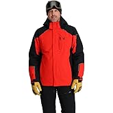 Spyder mens Copper Insulated Ski Snow Hooded Jacket