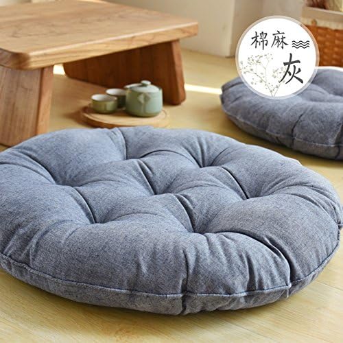 WDZA Sofa Cushion Round Seat Cushion,56Cm, Gray