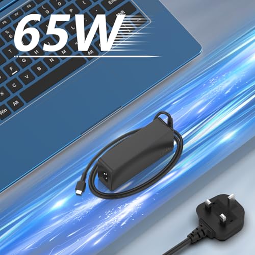 65W 45W USB C Laptop Charger, Chromebook Charger Replacement Compatible with Hp Lenovo Thinkpad/Yoga,Latitude 5420, Samsung, Asus, Acer, Google Series Type C Power Cord