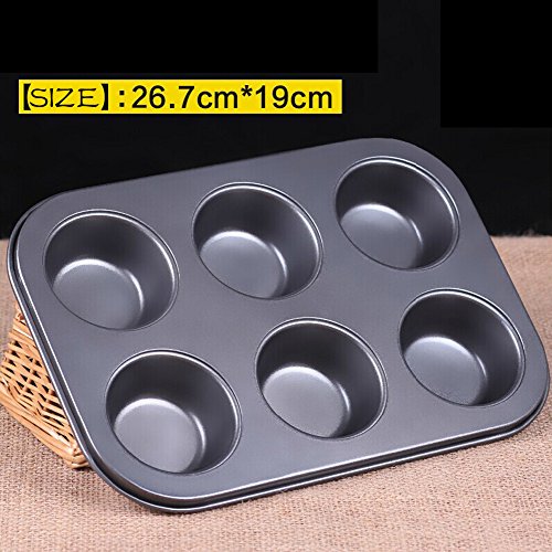 Onefa 6 Pieces Silicone Chocolate Molds Reusable Cavity Candy Mold Free Baking Supplies Tools for Making Chocolates Hard Candies Gummy Gumdrop Jelly Desserts Ice Cube Candles Soap Pudding