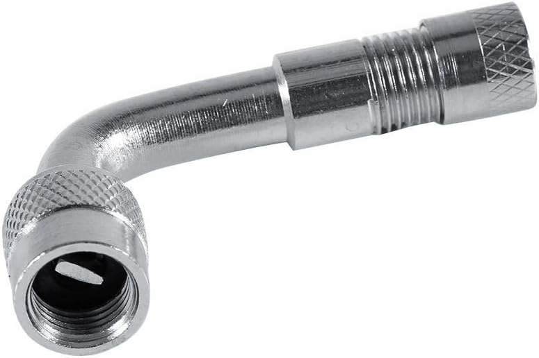 Universal Tyre Valve Extender Adapter - 90° Tire Valve Stem Extender for Car Motorcycle, Bike, Truck, RV, Scooter - Image 3