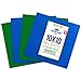 Barcaloo 10 Inch x 10 Inch Baseplate for Building Bricks - 4 Pack (2 Blue, 2 Green) Classic Baseplates Compatible with All Major Brands