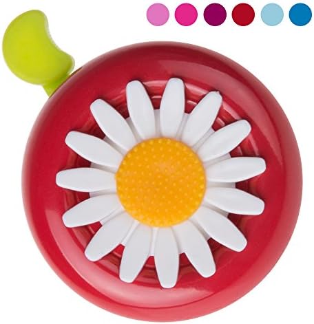 RETAKA Bike Bell, Bicycle Bells for Adults Kids Girls Toddler, Ring Horn Accessory (Red Green)