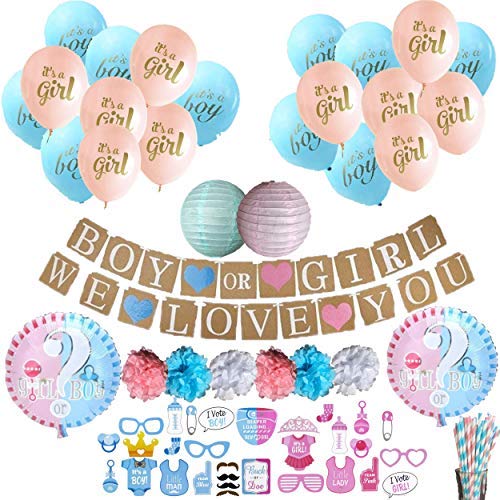 Gender Reveal Party Supplies Baby Shower Gender Reveal Decorations