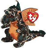 Ty Beanie Babies Razor The Camo Dragon Plush