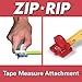 Zip-Rip Tape Measure Attachment