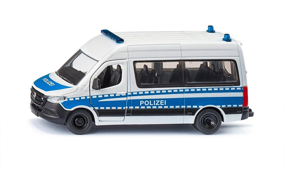SIKU 2305 Super Mercedes-Benz German Federal Police, Silver/Blue