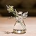 Kangkang Glass Angel Flower Vase, Clear, 1.96in, Suitable for Decoration, Can Be Hung or Placed Indoor