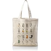 Cats Canvas Totes - Cute Cat Aesthetic Bags for Women, Reusable Cloth Tote Bags for Grocery, Shopping, Beach & Daily Use