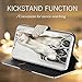 iPhone 7 Plus Case,iPhone 8 Plus Wallet Case,DECVO Glitter Diamond Bling Rhinestone Flip Case Magnetic Bright Crystal Protective Leather with Card Slot Kickstand for iPhone 7/8 Plus 5.5inch (BLACK)