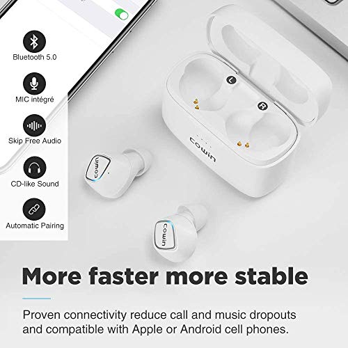 COWIN KY02 Wireless Earbuds Bluetooth Headphones with Microphone - Picture 13 of 14