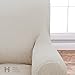 Home Fashion Designs Form Fit, Slip Resistant, Stylish Furniture Shield/Protector Featuring Lightweight Fabric. Savannah Collection Basic Strapless Slipcover Brand. (Sofa, Ivory)
