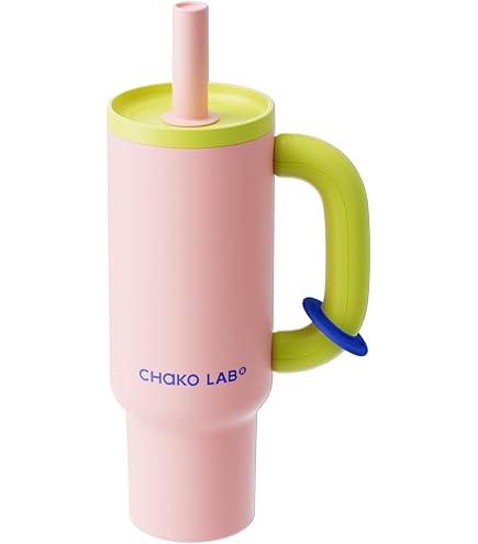 Amazon.com: CHAKO LAB 33oz Insulated Tumbler with Spout and Straw
