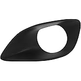 RATCHROLL Front Left Fog Light Grill for Toyota Yaris 2007-2013 Front Lower Bumper Fog Light Cover Inserts No.521280D090 ABS 1 Pc