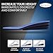 Height Increase Insole (Wider for Men), 3-Layer Orthotic Heel Shoe Lift kit Elevator Shoe Insole Lifts Kits Inserts for Men Taller Insoles 1